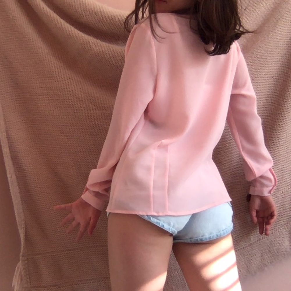 pink button down - Picture 4 of 4